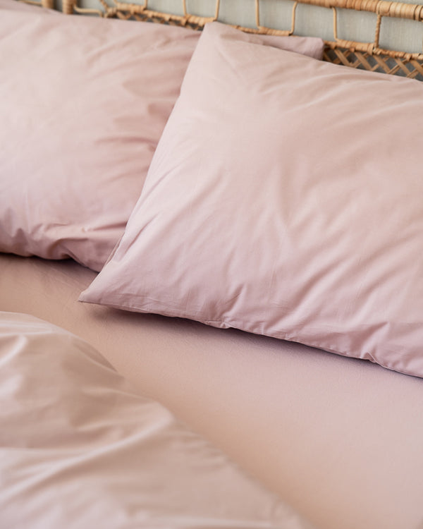 Fitted sheet | Adobe pink 