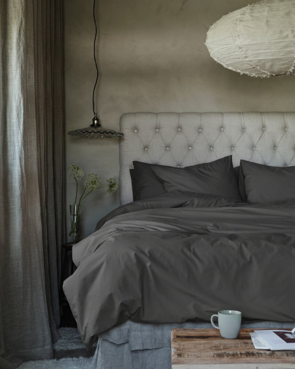 Folkness Sommartäcke | Dark grey