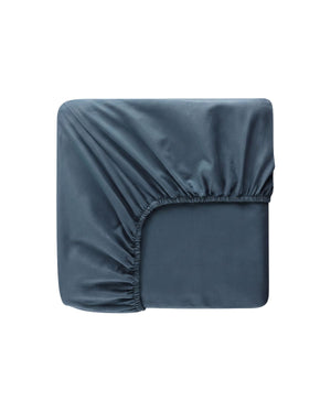Fitted sheet | Stormy blue 