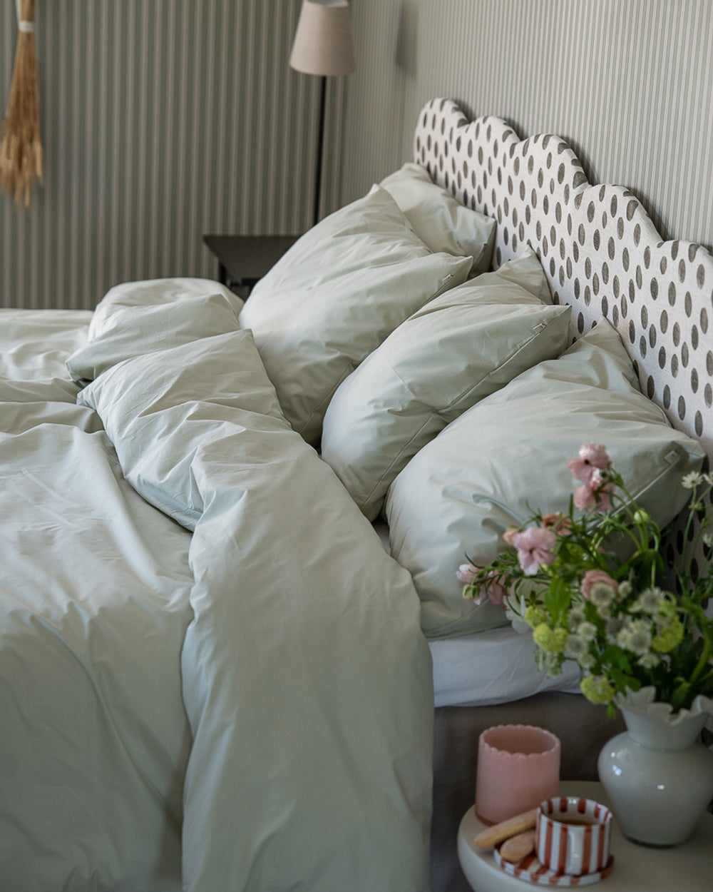 Folkness Sommartäcke | Haze green
