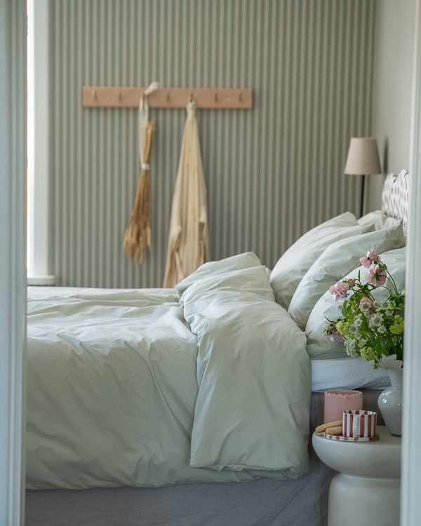 Folkness Summer duvet double | Haze green