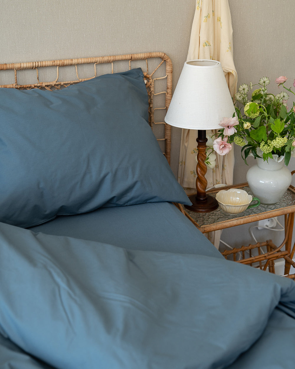 Fitted sheet | Stormy blue 