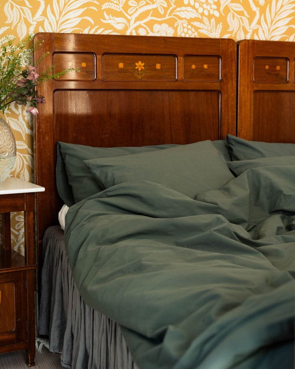 Folkness Sommartäcke | Thyme green