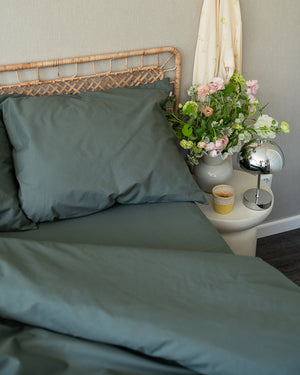 Fitted sheet | Thyme green 