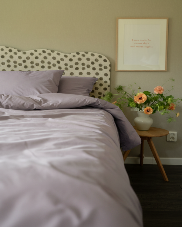 Folkness Summer duvet double | Dove purple