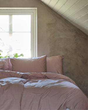 Folkness-täcke & 1 Örngott | Adobe pink