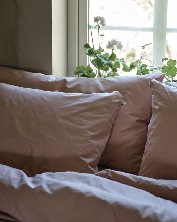 Folkness-täcke & 1 Örngott | Adobe pink