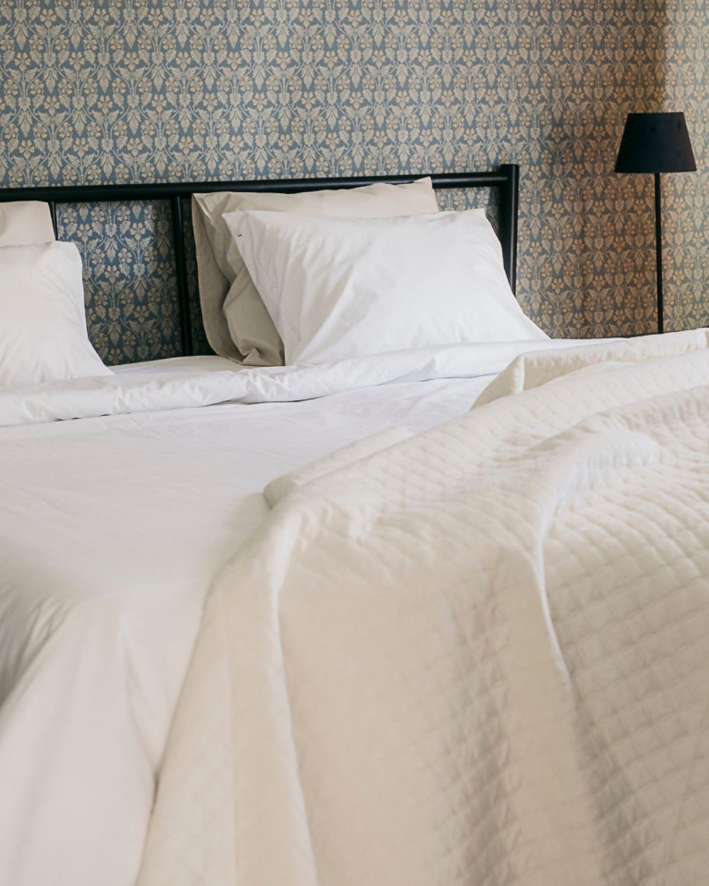 Dubbeltäcke & 2 Örngott | Cream white