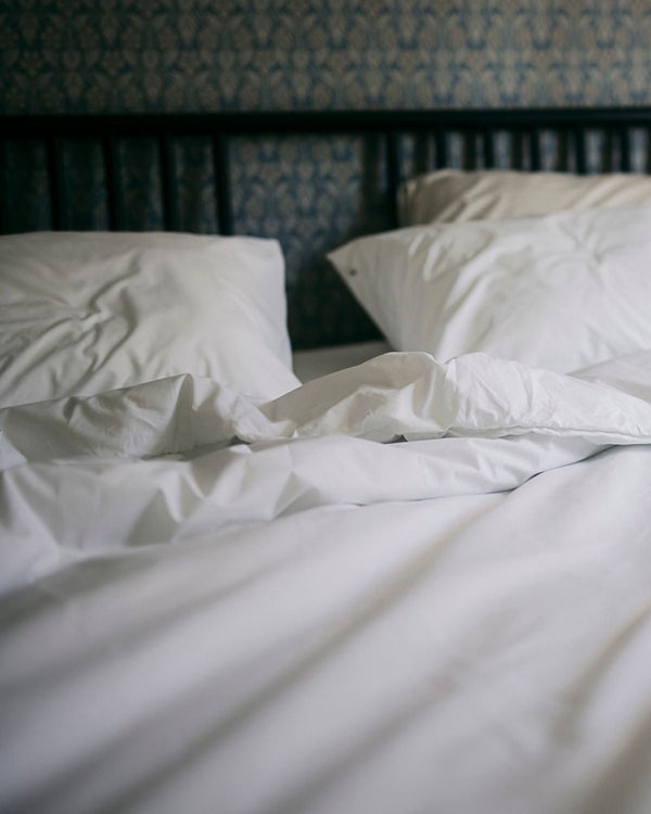 Dubbeltäcke & 2 Örngott | Cream white