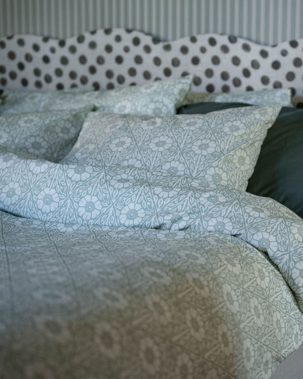 Dubbeltäcke & 2 örngott | Nyponros Green