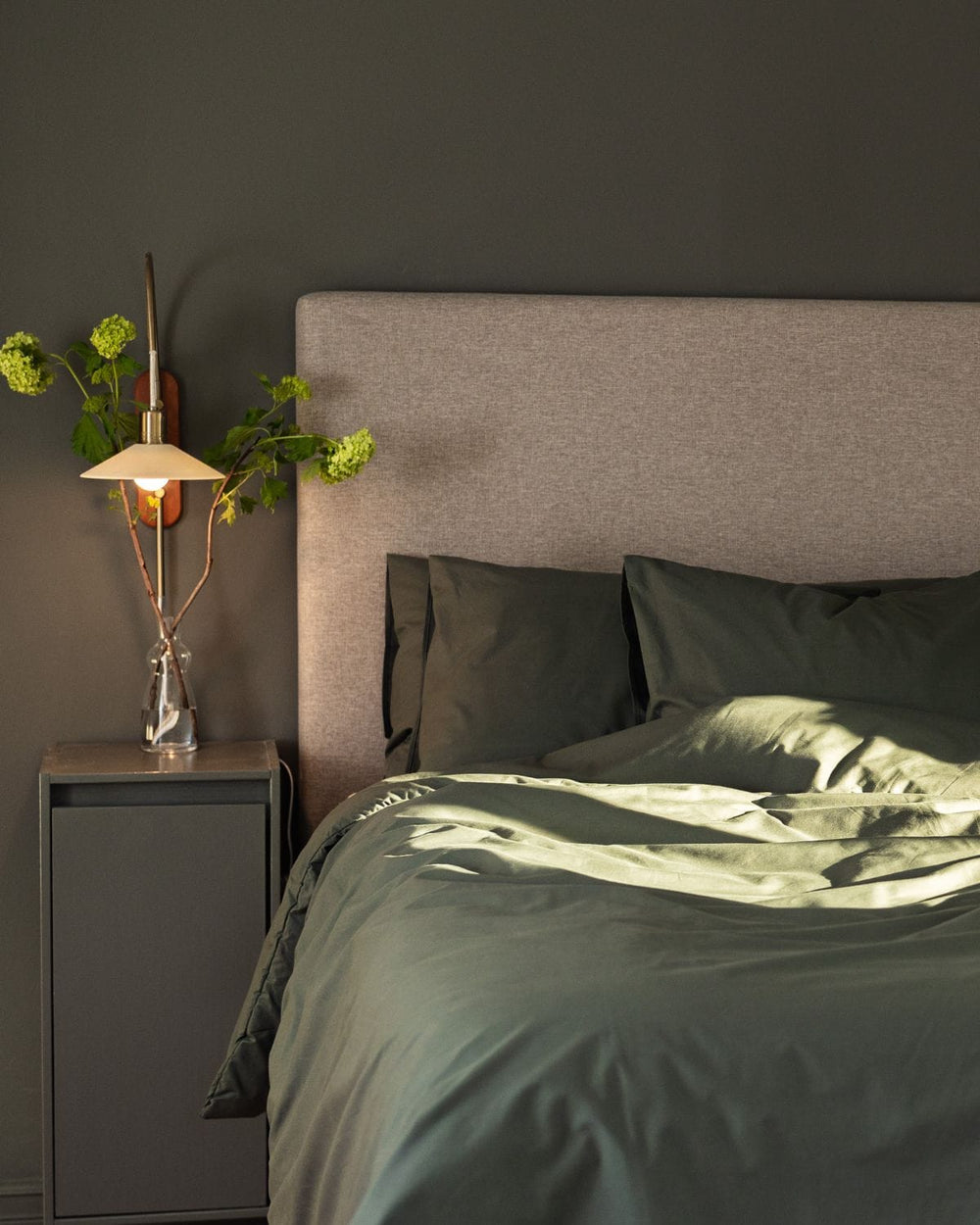 Double Duvet | Thyme Green