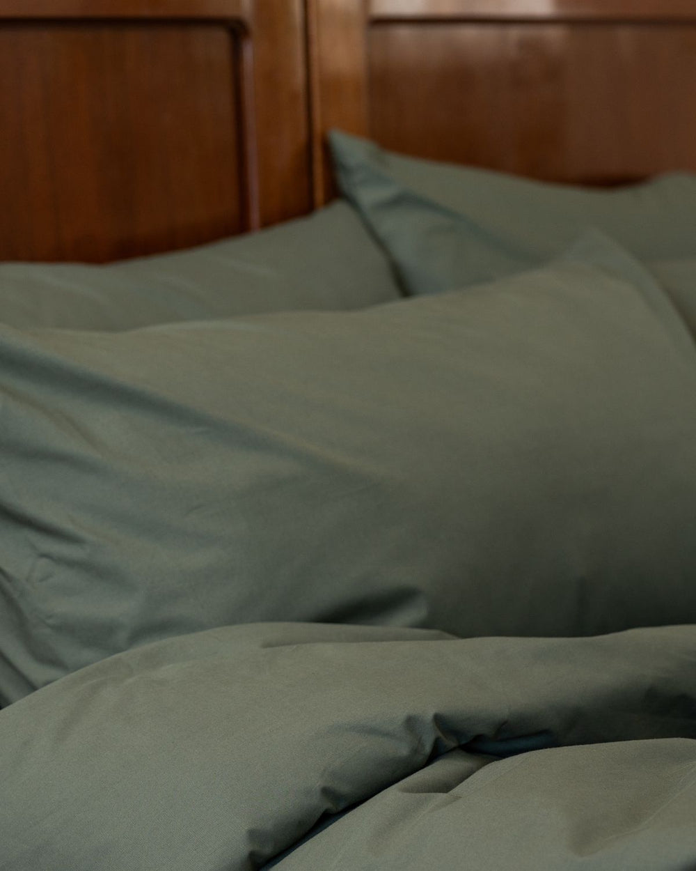 Folkness Summer duvet double | Thyme green