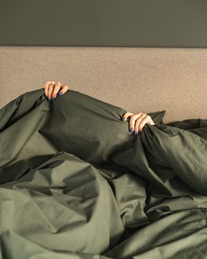 Double Duvet | Thyme Green
