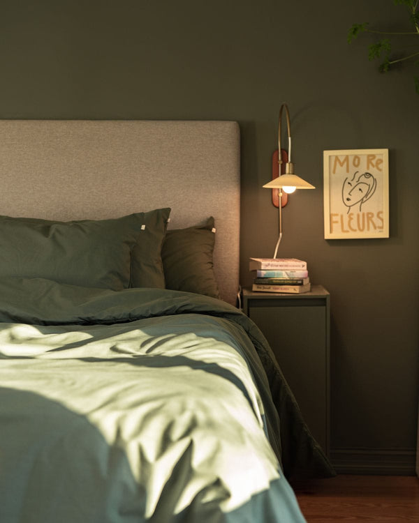 Folkness-täcke | Thyme green