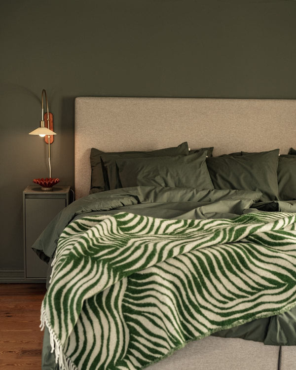 Folkness Summer duvet double | Thyme green