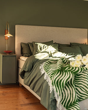 Folkness-täcke | Thyme green