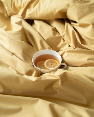 Double Duvet | Leaf Yellow