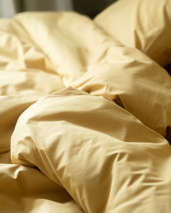 Folkness-täcke & 1 örngott | Leaf yellow