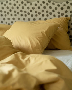 Pillowcase 50x60 cm | Leaf yellow