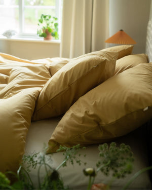 Pillowcase 50x60 cm | Leaf yellow