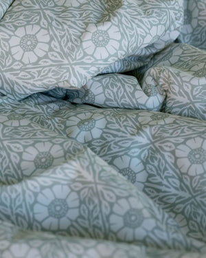 Folkness-täcke & 1 örngott | Nyponros Green