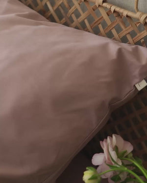 Folkness Double Duvet | Adobe Pink
