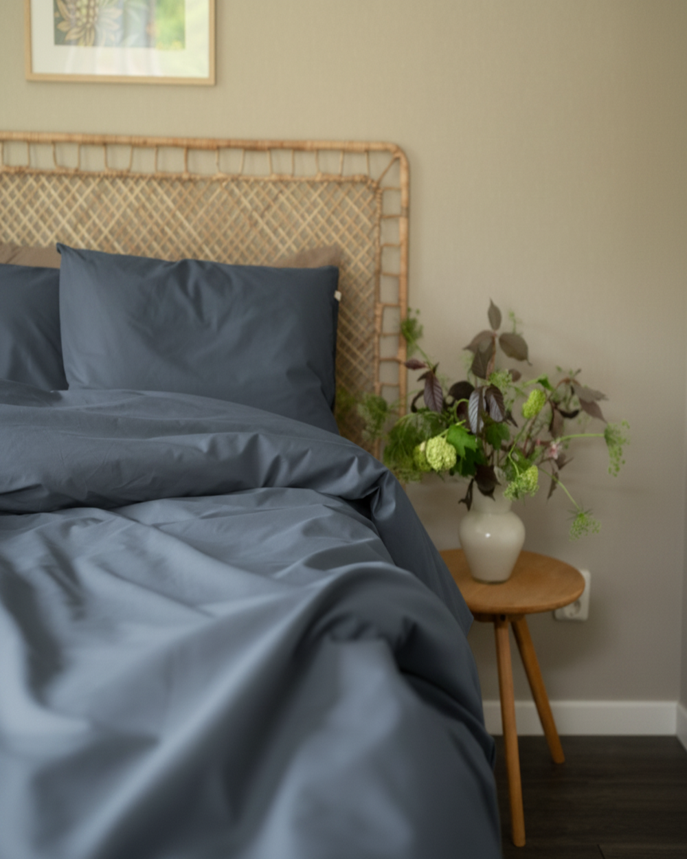 Folkness Summer duvet double | Stormy blue